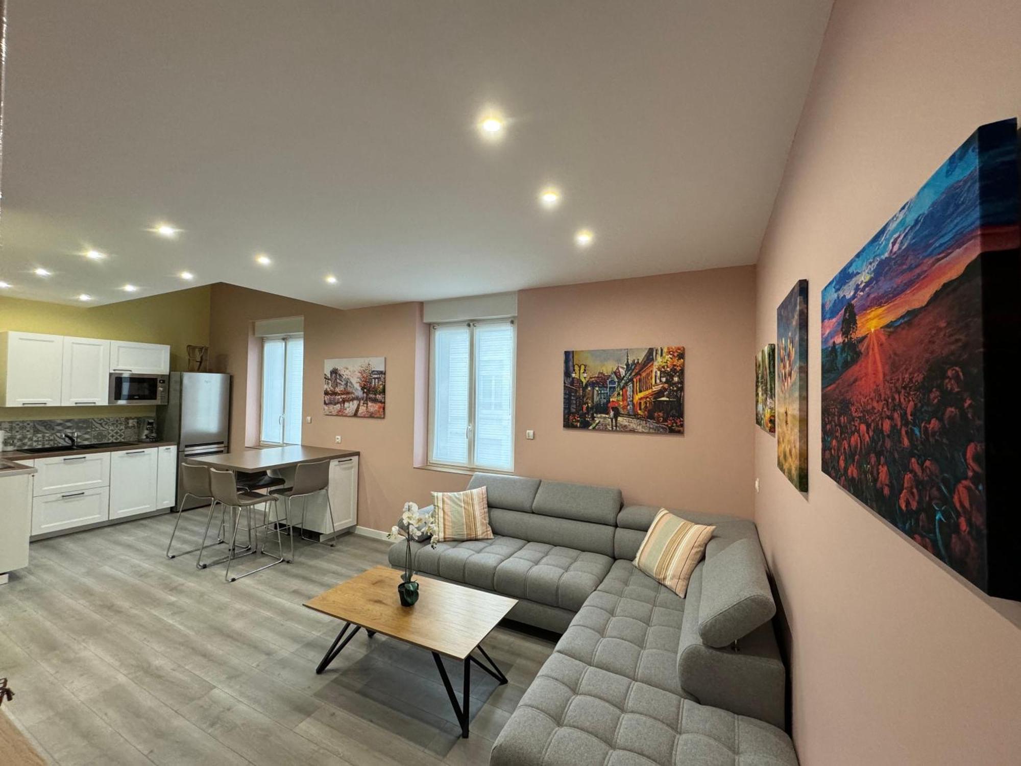 70M2 Climatise - Parking Prive - Lycee Roosevelt - Reims Arena Apartment ภายนอก รูปภาพ